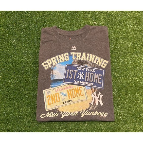New York Yankees Shirts Majestic New York Yankees 27 Spring